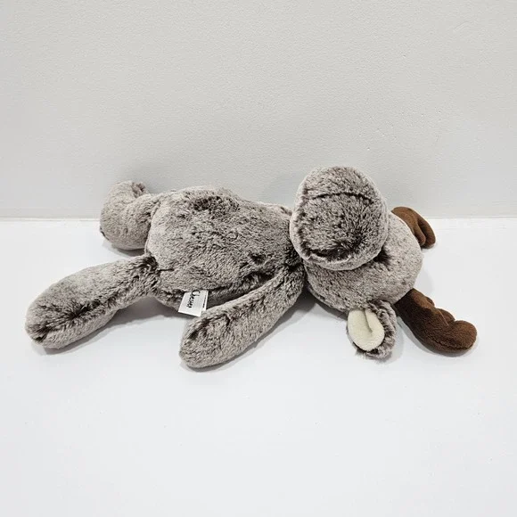 Aurora Moose with Antlers Chester Cuddly Plush Stuffed Animal Brown 14" Rare - Picture 2 of 9